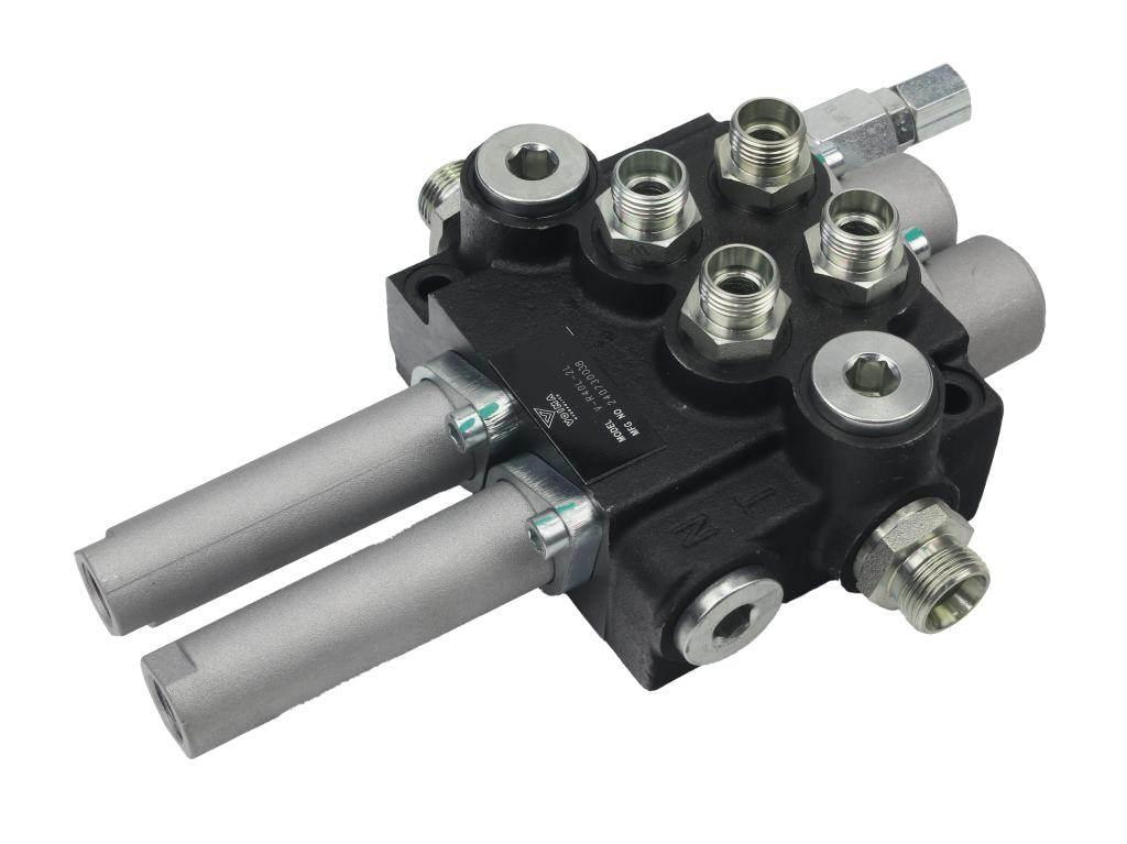 Zestaw - rozdzielacz hydrauliczny 2-sekcyjny na linki + elementy złączne VO - zdjęcie 2