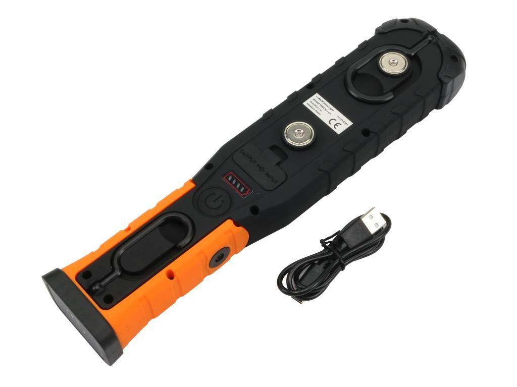 Lampa warsztatowa, latarka LED COB XPG wzmocniona obudowa 1100lm 5000 mAh, - zdjęcie 2