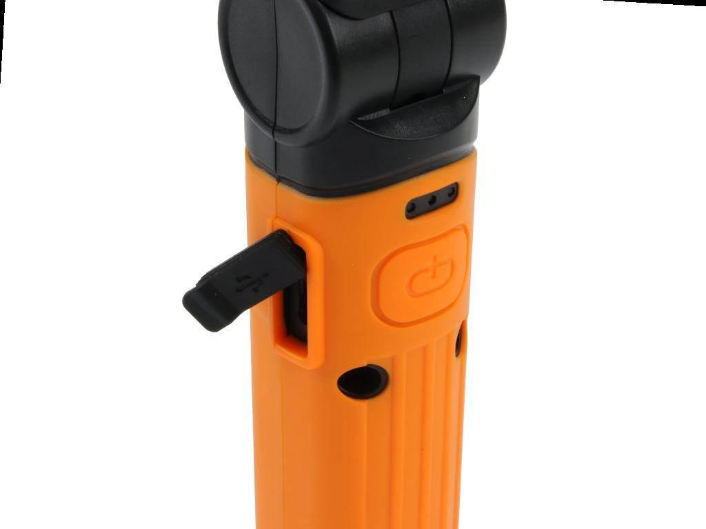 Lampa warsztatowa, LED COB łamana z przegubem 1120lm 4000 mAh, Teger - zdjęcie 4