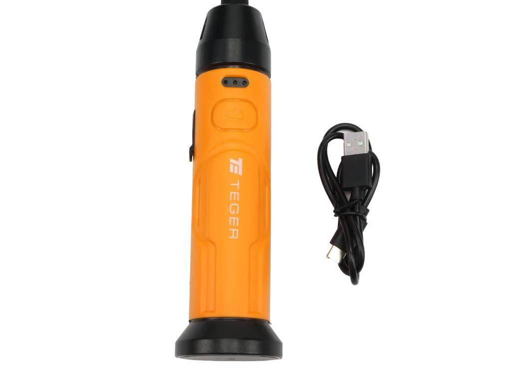 Lampa warsztatowa, LED COB SMD flex inspekcyjna 900lm 4000 mAh, Teger - zdjęcie 2