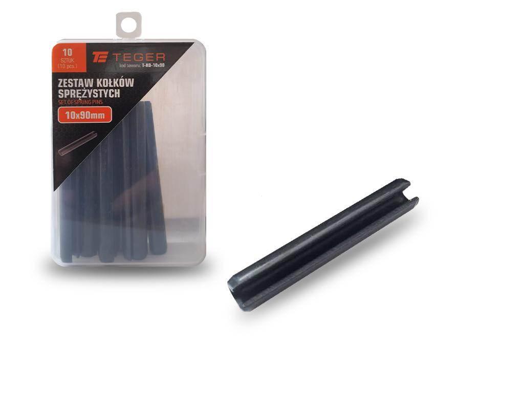 Kołek sprężysty 10x90 TEGER, 10szt T-KO-10X90