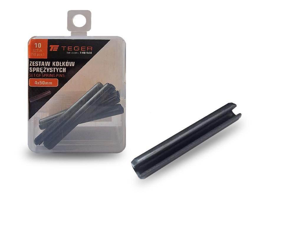Kołek sprężysty 4x50 TEGER, 10szt T-KO-4X50