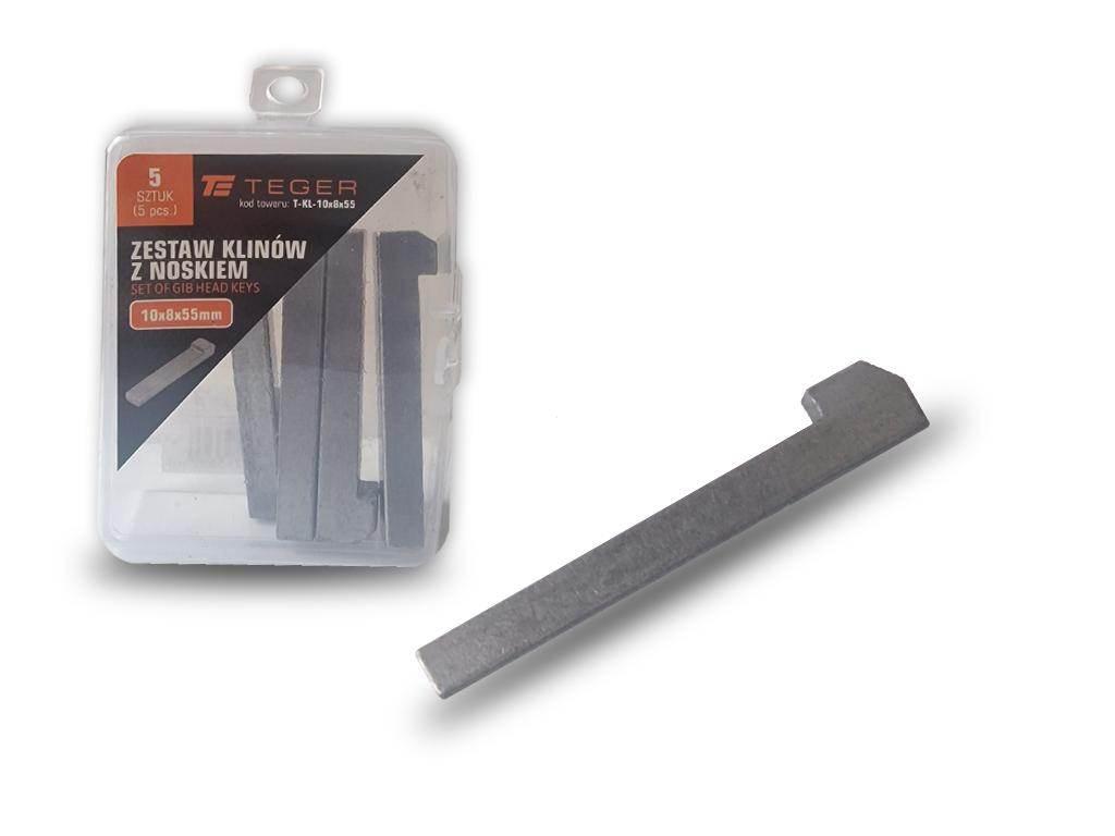Klin z noskiem 10x8x55 TEGER, 5szt T-KL-10X8X55