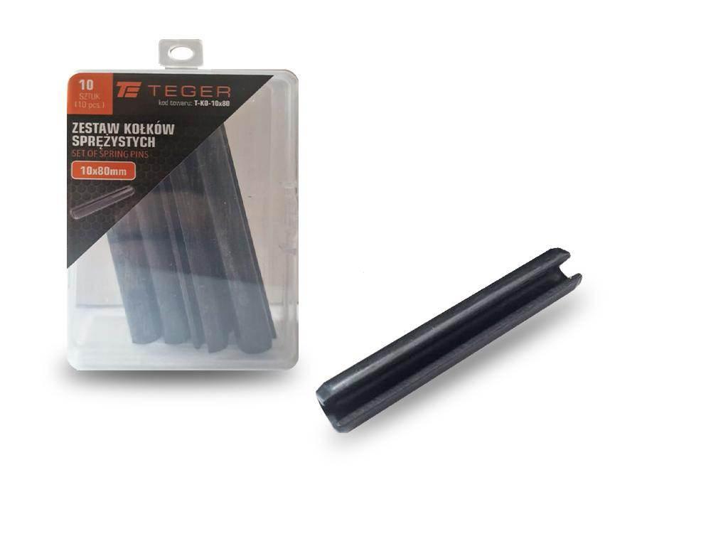 Kołek sprężysty 10x80 TEGER, 10szt T-KO-10X80