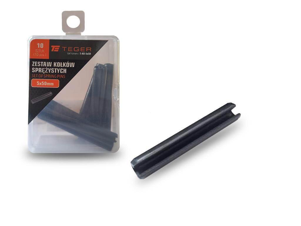 Kołek sprężysty 5x50 TEGER, 10szt T-KO-5X50