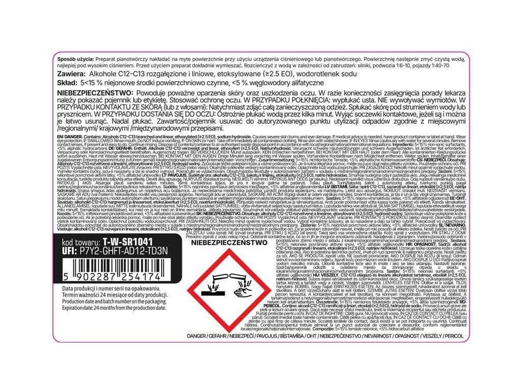 Piana aktywna dwufazowa do ciężkich zabrudzeń - EXTRA STRONG, 2l - koncentr - zdjęcie 3