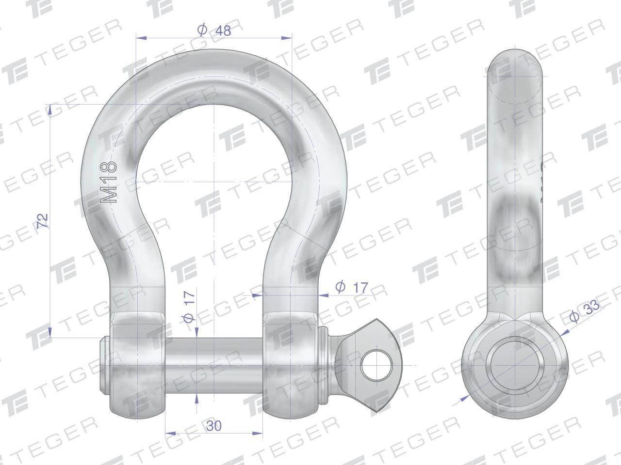 Szekla Omega 18 TEGER 10szt T-SZ-O-18 - zdjęcie 2