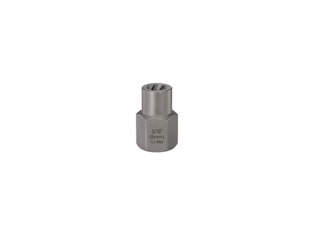 Nasadka do odkręcania uszkodzonych śrub i nakrętek, (8 mm) - kute/ stal Cr-