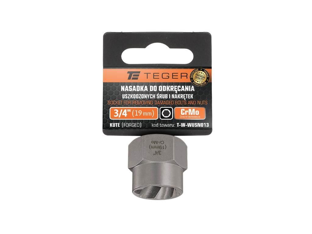 Nasadka do odkręcania uszkodzonych śrub i nakrętek, 3/4" (19mm) - kute/ sta - zdjęcie 2