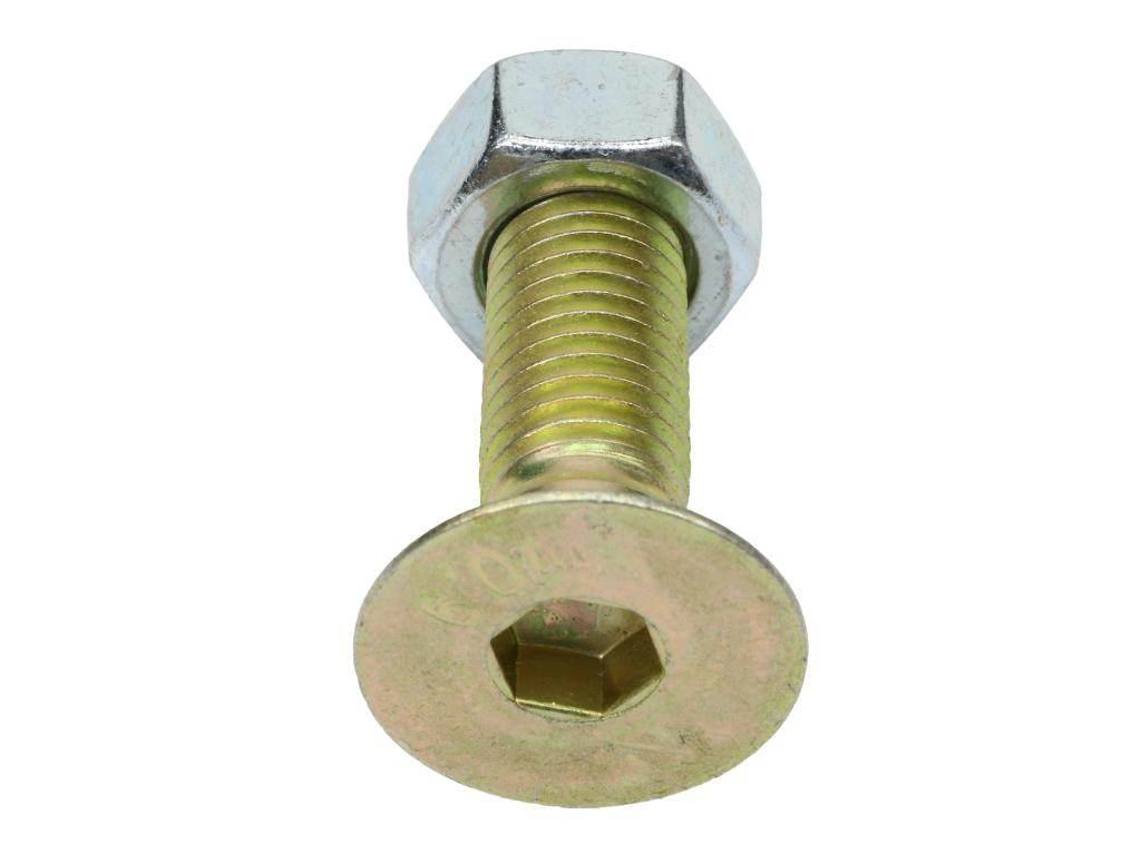 Śruba kpl., M12x40 - imbus klasa 10,9 DIN7991, Waryński 25szt W-799121040 - zdjęcie 2