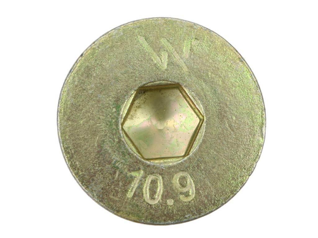 Śruba kpl., M12x40 - imbus klasa 10,9 DIN7991, Waryński 25szt W-799121040 - zdjęcie 3