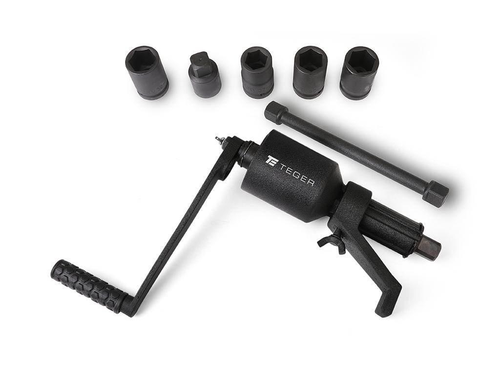 Klucz do kół z przekładnią planetarną Heavy Duty 1" (27/30/32/33mm) (8 el.)