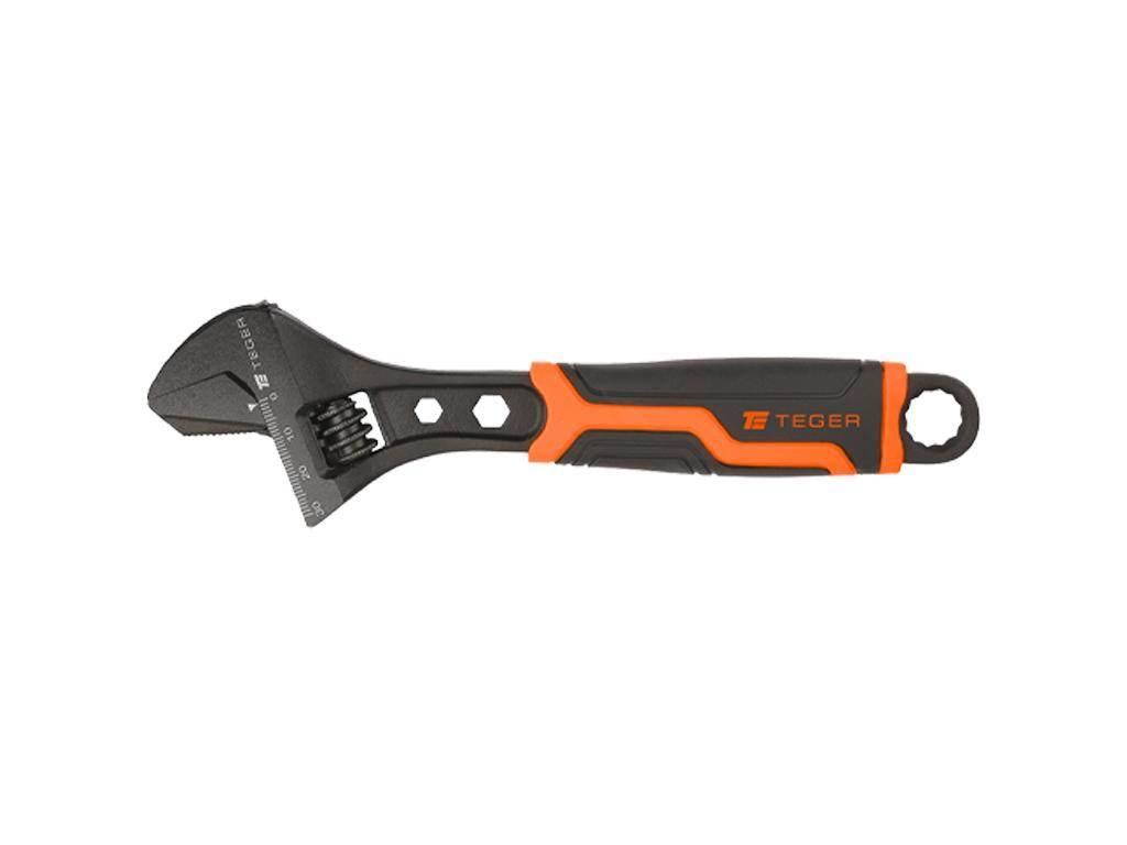 Klucz nastawny, 2-funkcyjny 8" 200 mm, Teger T-W-KNAS-006