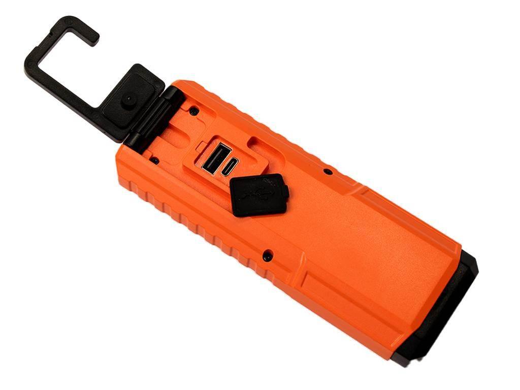 Latarka uniwersalna LED COB,ładowana USB z funkcją warsztatową, cyfrowym wy - zdjęcie 4