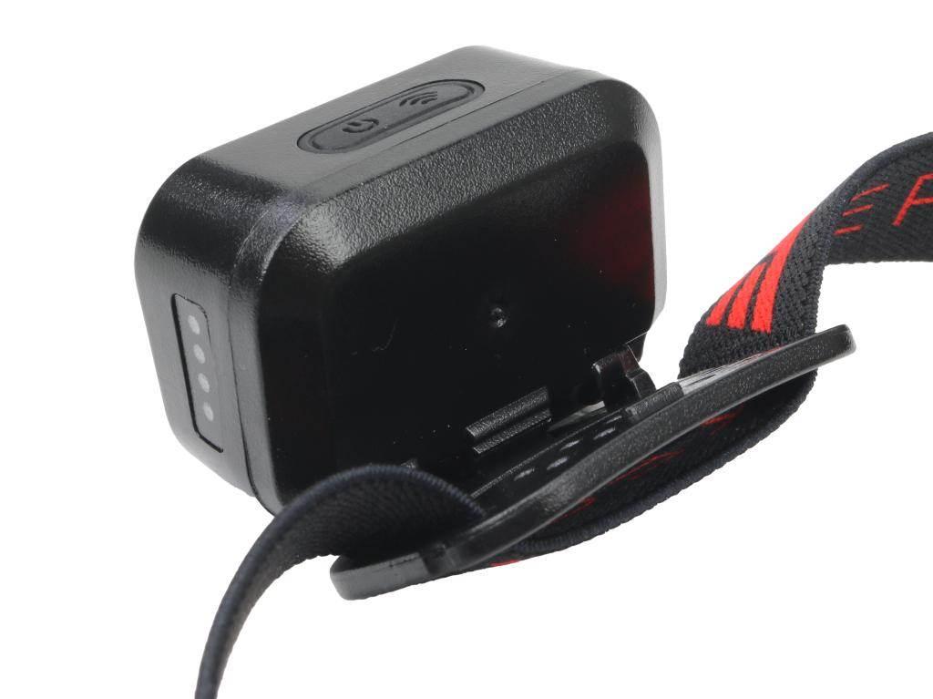 Latarka czołówka LED COB, 200 lm uruchamiana gestem akumulator 650 mAh łado - zdjęcie 4
