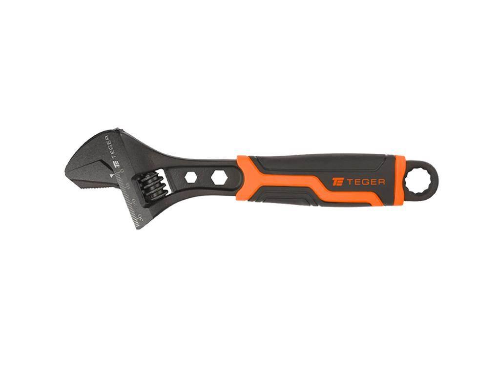 Klucz nastawny, 2-funkcyjny 10" 250 mm, Teger T-W-KNAS-007
