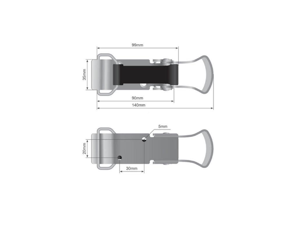 Uniwersalny uchwyt łopaty,szpadla, szczotki, fi-24-36mm UMS1 - zdjęcie 5