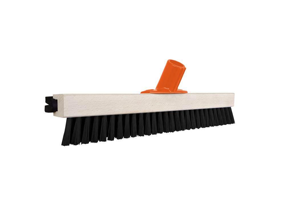 Szczotka do prac porządkowych PREMIUM, 55x400 mm - ze ściągaczem do wody (m