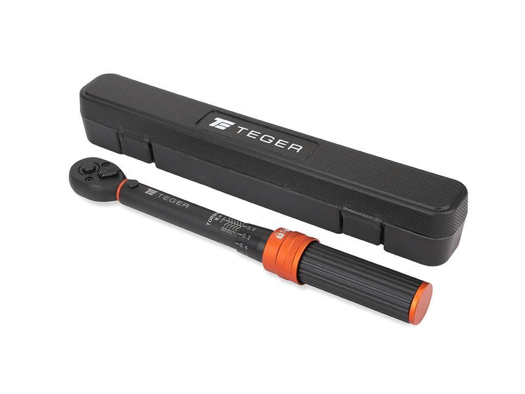 Klucz dynamometryczny, 1/4" 5-25Nm 72T / 240mm, Teger T-W-KDT002