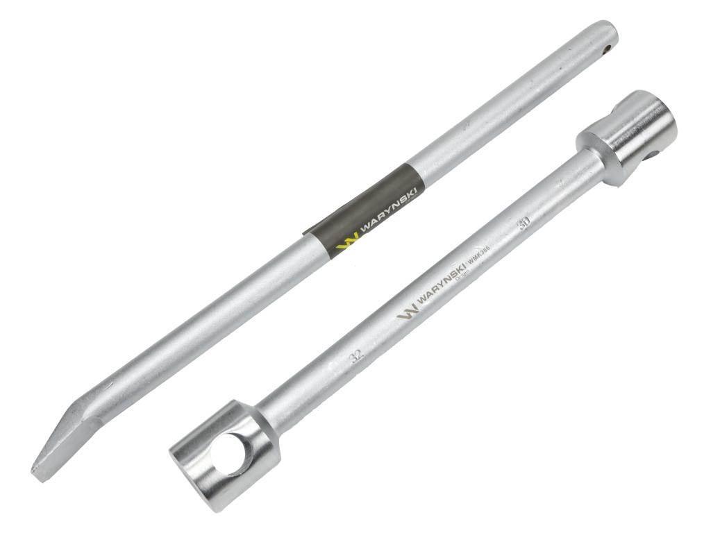 Klucz do kół , 395 mm długości rozmiar 30x32 mm z łyżką, do prac montażowyc