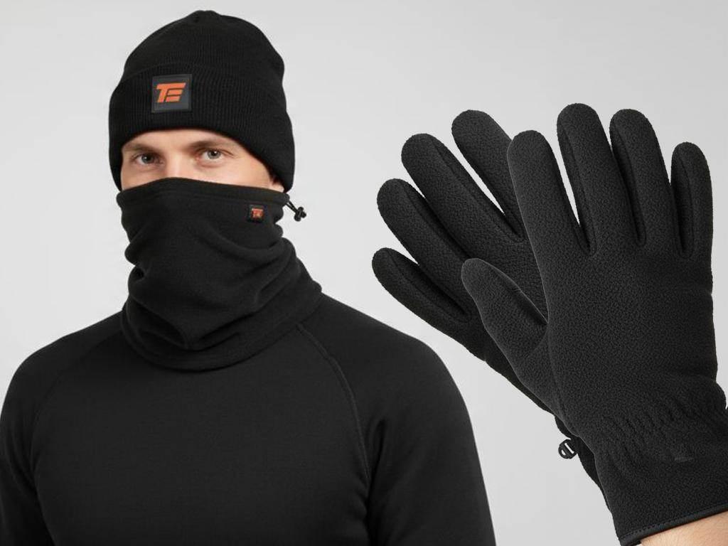 Zestaw zimowy - Komfort i Ochrona 3M, (3 części: czapka, komin, rękawiczki) - zdjęcie 4