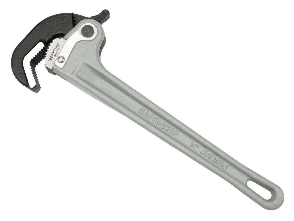 Klucz do rur, samozaciskowy 14" uchwyt aluminium wzmocniony szczęki ze stal