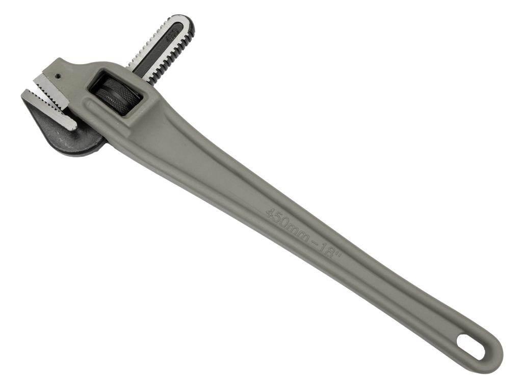 Klucz do rur, typ amerykański 18" kątowy uchwyt aluminium wzmocniony, Waryń - zdjęcie 2