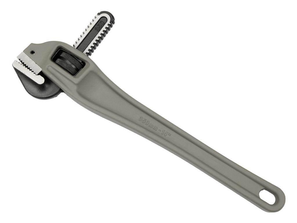 Klucz do rur, typ amerykański 14" kątowy uchwyt aluminium wzmocniony, Waryń - zdjęcie 2