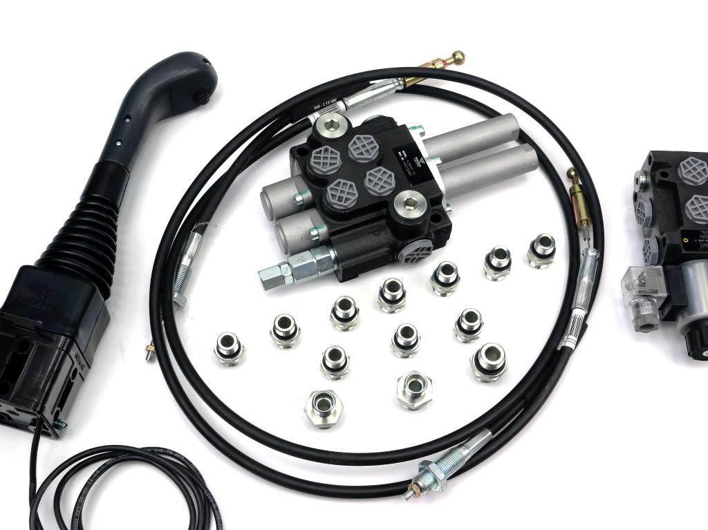 Zestaw do Ładowacz TUR -Rozdzielacz 40L 2-sekcyjny + Elektrozawór + Joystic - zdjęcie 2