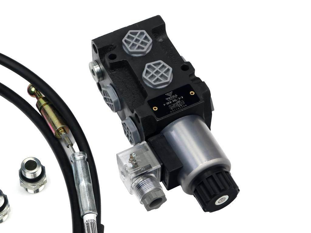 Zestaw do Ładowacz TUR -Rozdzielacz 40L 2-sekcyjny + Elektrozawór + Joystic - zdjęcie 4