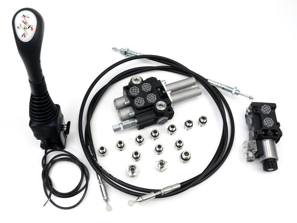 Zestaw do Ładowacz TUR -Rozdzielacz 40L 2-sekcyjny + Elektrozawór + Joystic - zdjęcie 3