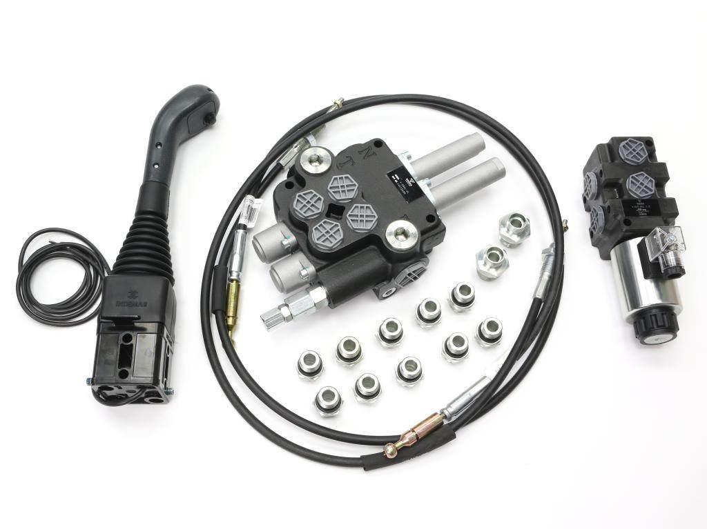 Zestaw do Ładowacz TUR -Rozdzielacz 80L 2-sekcyjny + Elektrozawór + Joystic