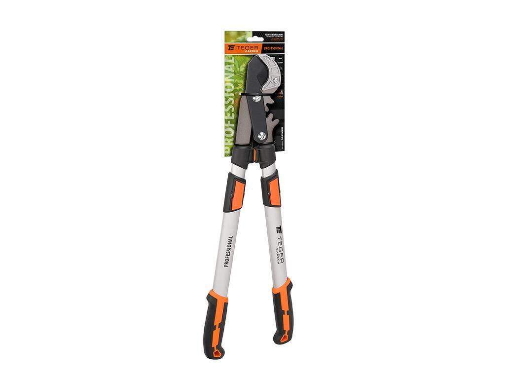 Sekator kowadełkowy PROFESSIONAL- dwuręczny teleskopowy, aluminiowy, Teger - zdjęcie 3
