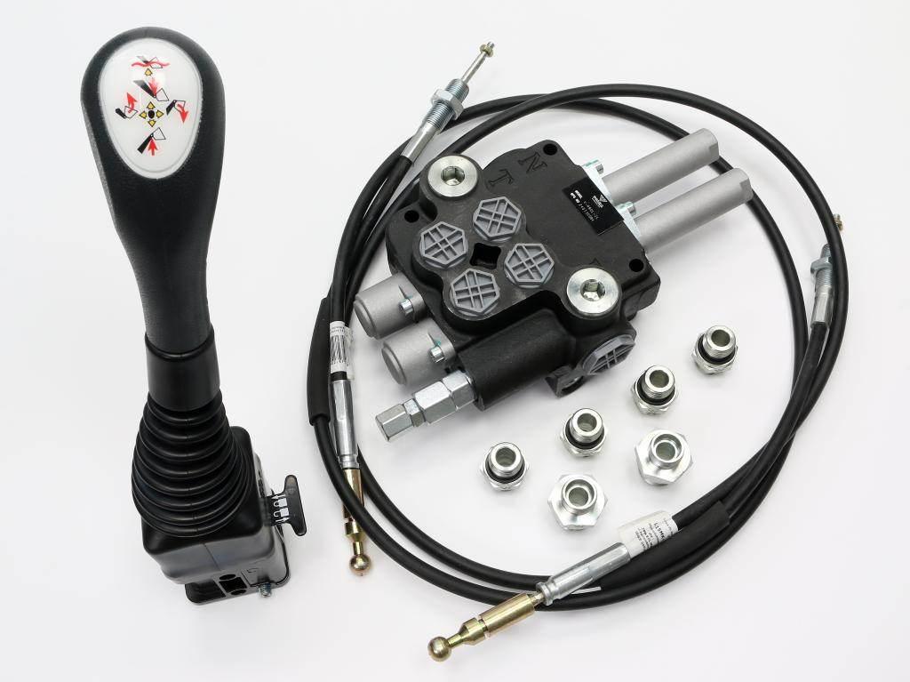 Zestaw do Ładowacz TUR -Rozdzielacz 80L 2-sekcyjny + Joystick bez przycisku - zdjęcie 2