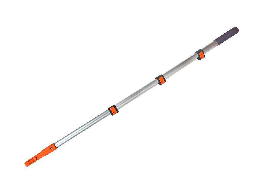 Trzonek aluminiowy - teleskopowy, 120 cm (mocowanie CLICK), Teger