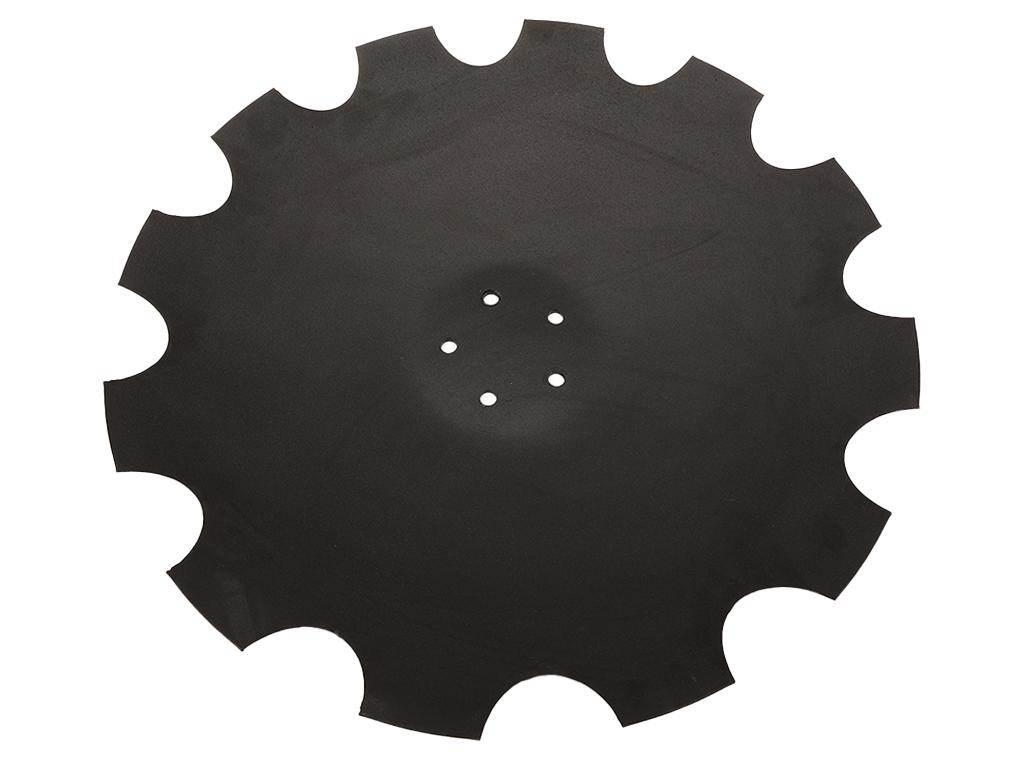 Talerz, uzębiony Z-12 fi 610 mocowanie 5/98 grubość 5 mm stal borowa prosta - zdjęcie 3