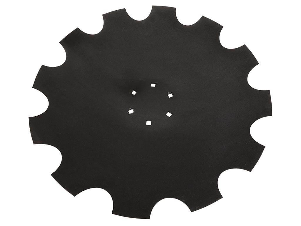 Talerz, uzębiony Z-12 fi 610 mocowanie 6/120 grubość 6 mm stal borowa prost - zdjęcie 3