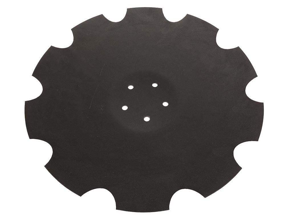 Talerz, uzębiony Z-10 fi 510 mocowanie 5/98 grubość 4 mm stal borowa prosta - zdjęcie 3