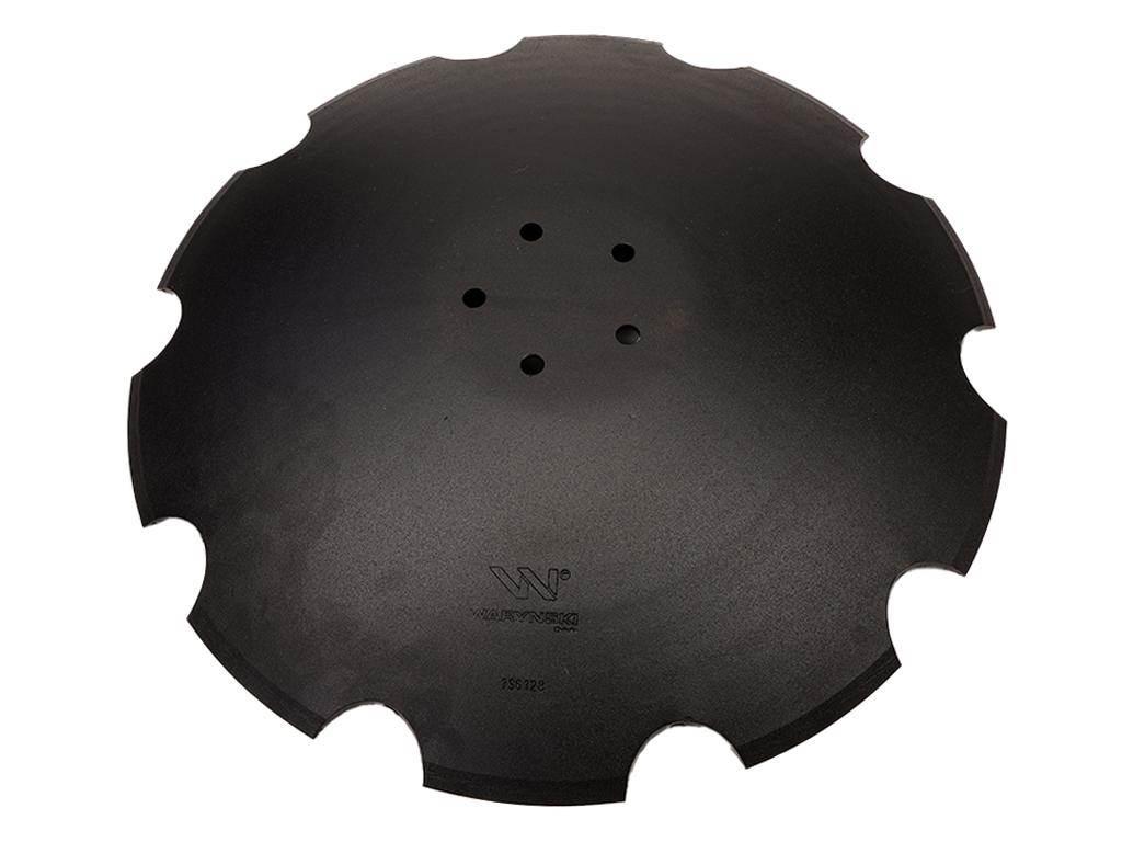 Talerz, uzębiony Z-10 fi 560 mocowanie 5/98 grubość 4,5 mm stal borowa pros - zdjęcie 2