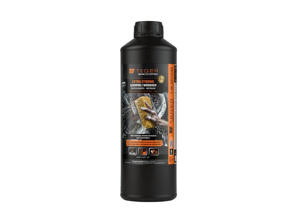 Szampon z woskiem do mycia karoserii - neutralny - EXTRA STRONG, 1l - konce