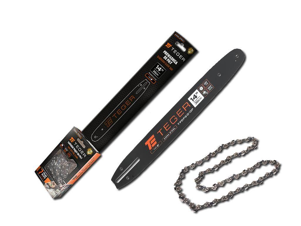 Zestaw tnący, 14" (36 cm) prowadnica + łańcuch, 3/8", 1,1 mm, 52 og., 7z, m
