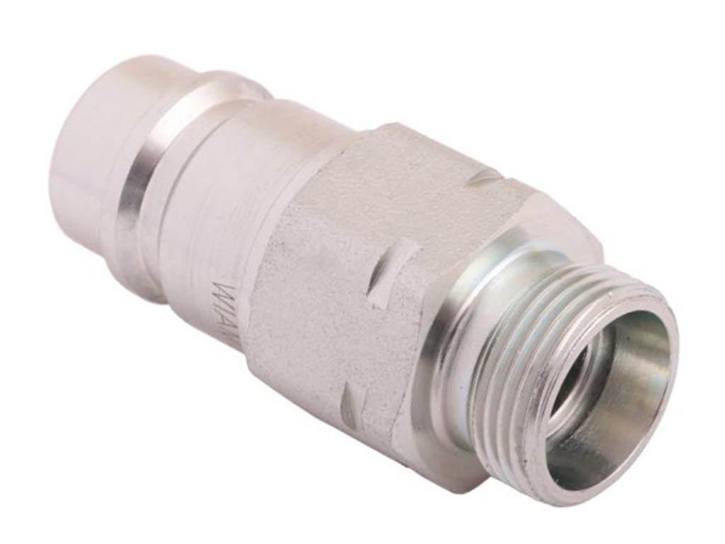 Szybkozłącze hydrauliczne wtyczka z eliminatorem ciśnienia M22x1.5 gwint ze - zdjęcie 2
