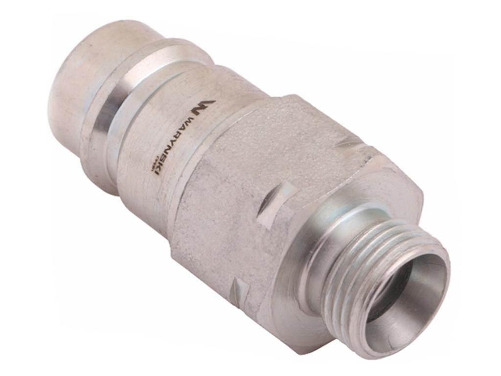 Szybkozłącze hydrauliczne wtyczka z eliminatorem ciśnienia M18x1.5 gwint ze - zdjęcie 2