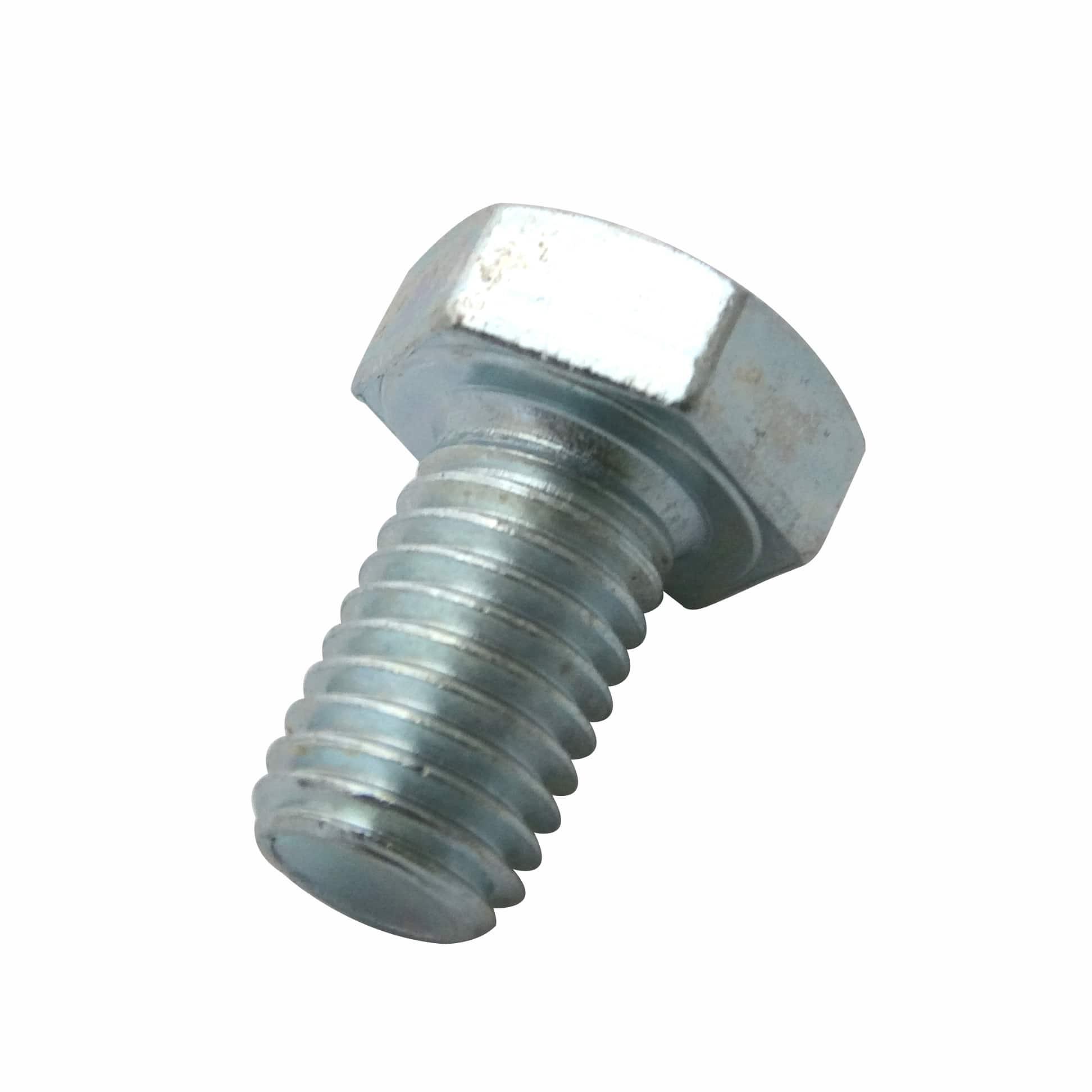 Śruba Z Łbem 6-Kątnym Pełny Gwint M12x20 Kl.8.8 Din933 Ocynk Biały 54210656