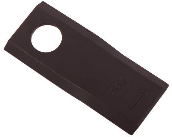 Nóż nożyk kosiarka lewy 107x46x4mm otwór 21 waryński 25szt