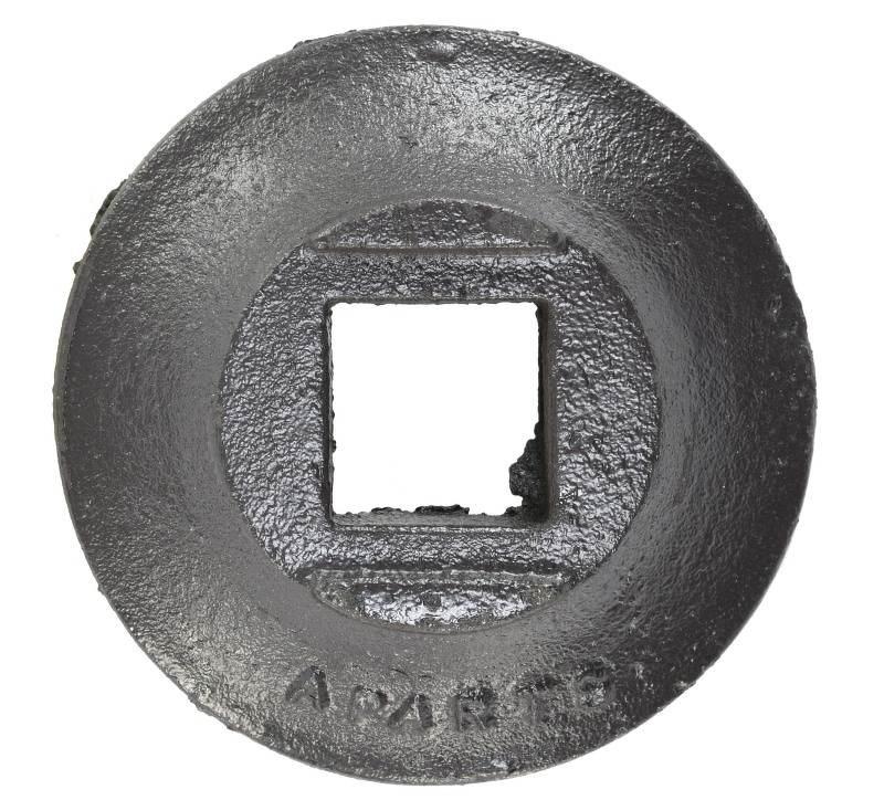 Nakładka krańcowa osi brony talerzowej otwór kwadratowy 30x30 mm