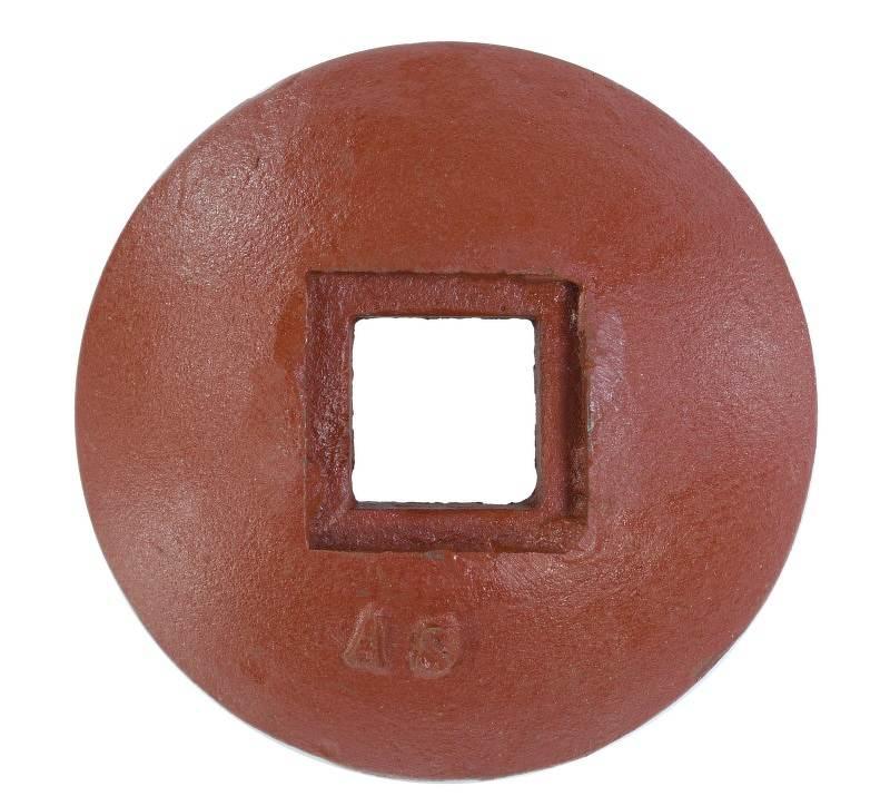 Nakładka krańcowa osi brony talerzowej otwór kwadratowy 30x30 mm