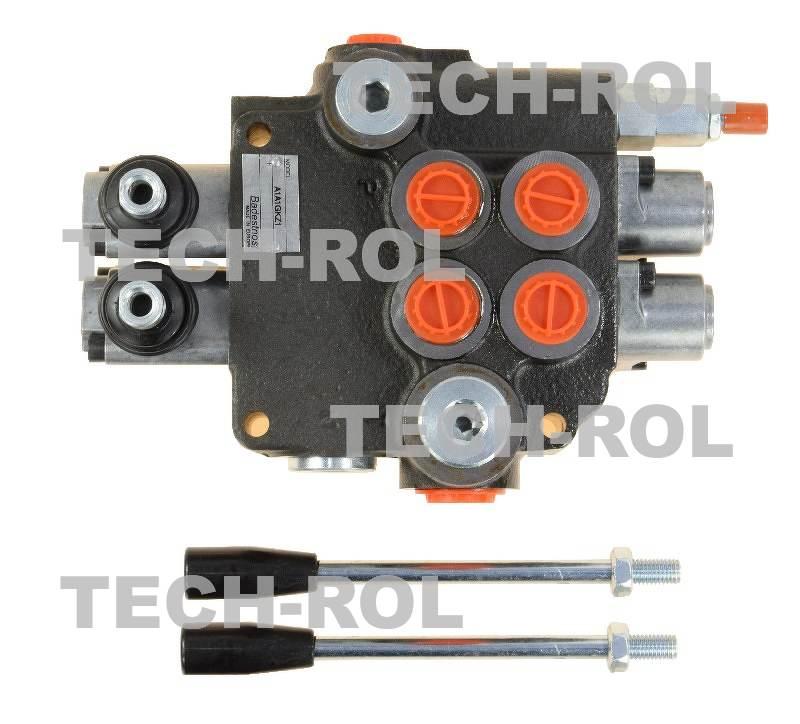 Rozdzielacz hydrauliczny 2-sekcyjny 80L sk02P80A1A1GkZ1-11 Badestnost