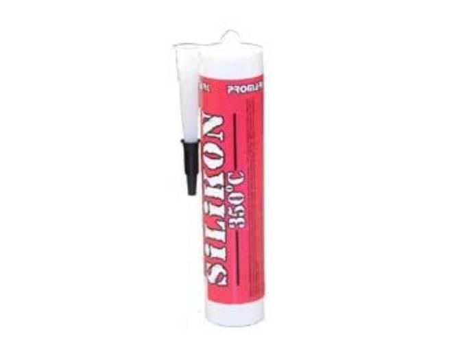Silikon uszczelniająco-klejący 350*C. 300 ml czarny SILIKON 300 MLCZ