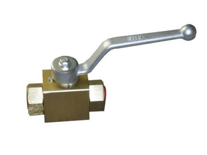 Zawór kulowy hydrauliczny dwudrożny 25 MPA 3/8" KHB-3/8